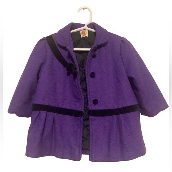 Disney Vintage Winnie the Pooh Wool blend coat Children’s size 3T - Picture 3 of 7